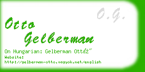 otto gelberman business card